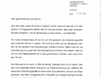 Du hast Post! Brief von Entwicklungsminister Gerd Müller an die Unterstützer von ONE